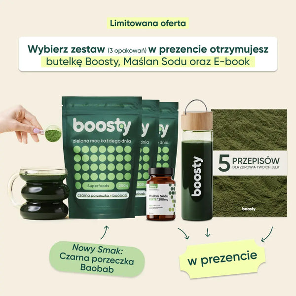 Boosty - czarna porzeczka | baobab