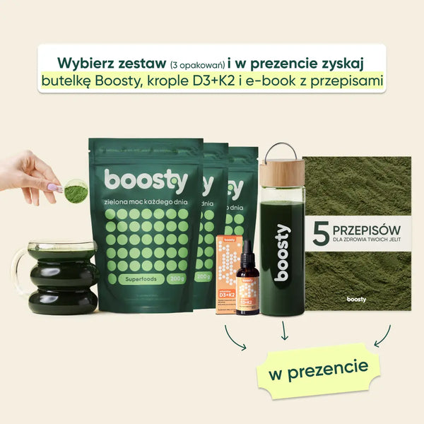 Boosty – Suplement Diety z 9 Superfoods na Trawienie i Jelita - Boosty ...